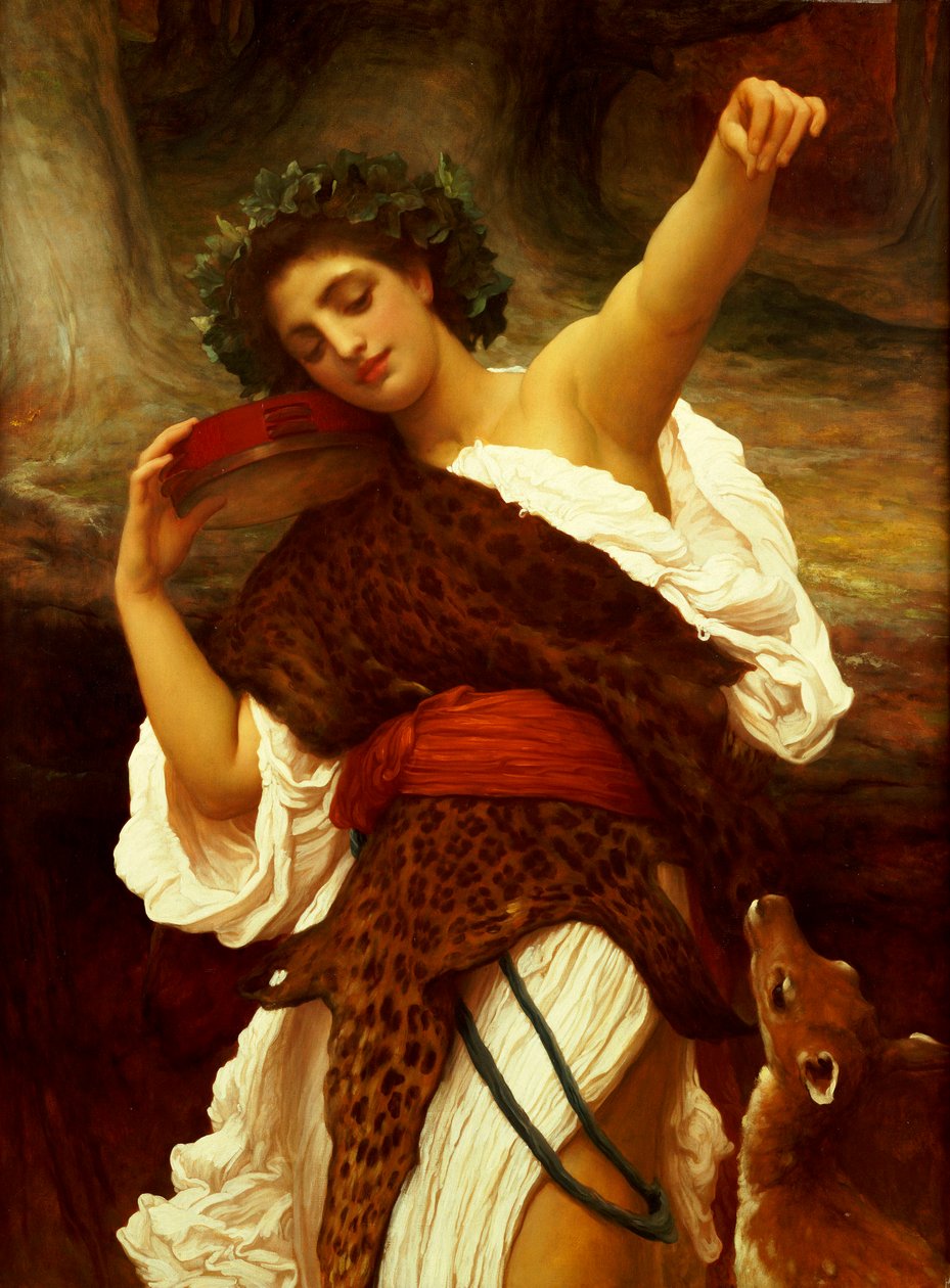 Bacchante, 1895 od Frederic Leighton