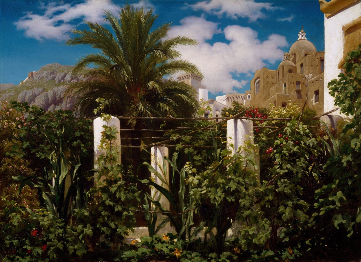 Zahrada hostince, Capri, 1859. od Frederic Leighton