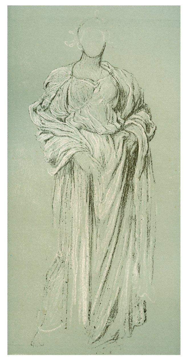 Studium Daphnephoria, c1880-1882 od Frederic Leighton
