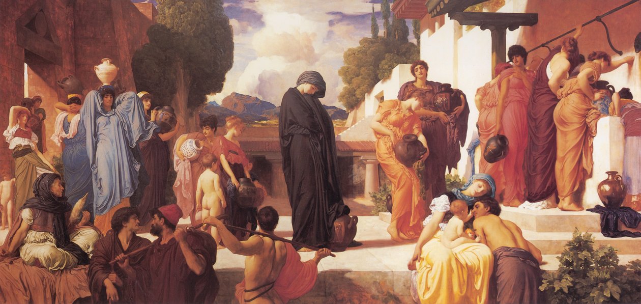 V zajetí Andromache od Frederic Leighton 1st Baron Leighton