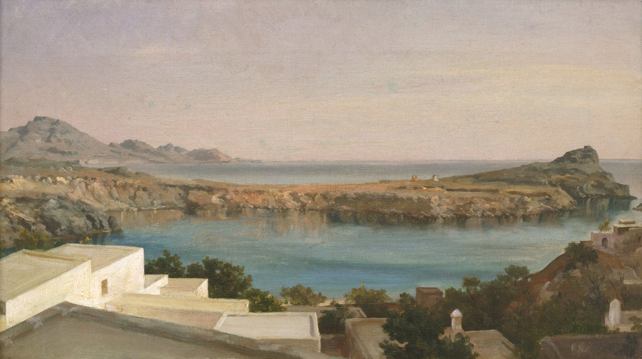 Lindos, Rhodos, asi 1860-1870 od Frederic Leighton 1st Baron Leighton
