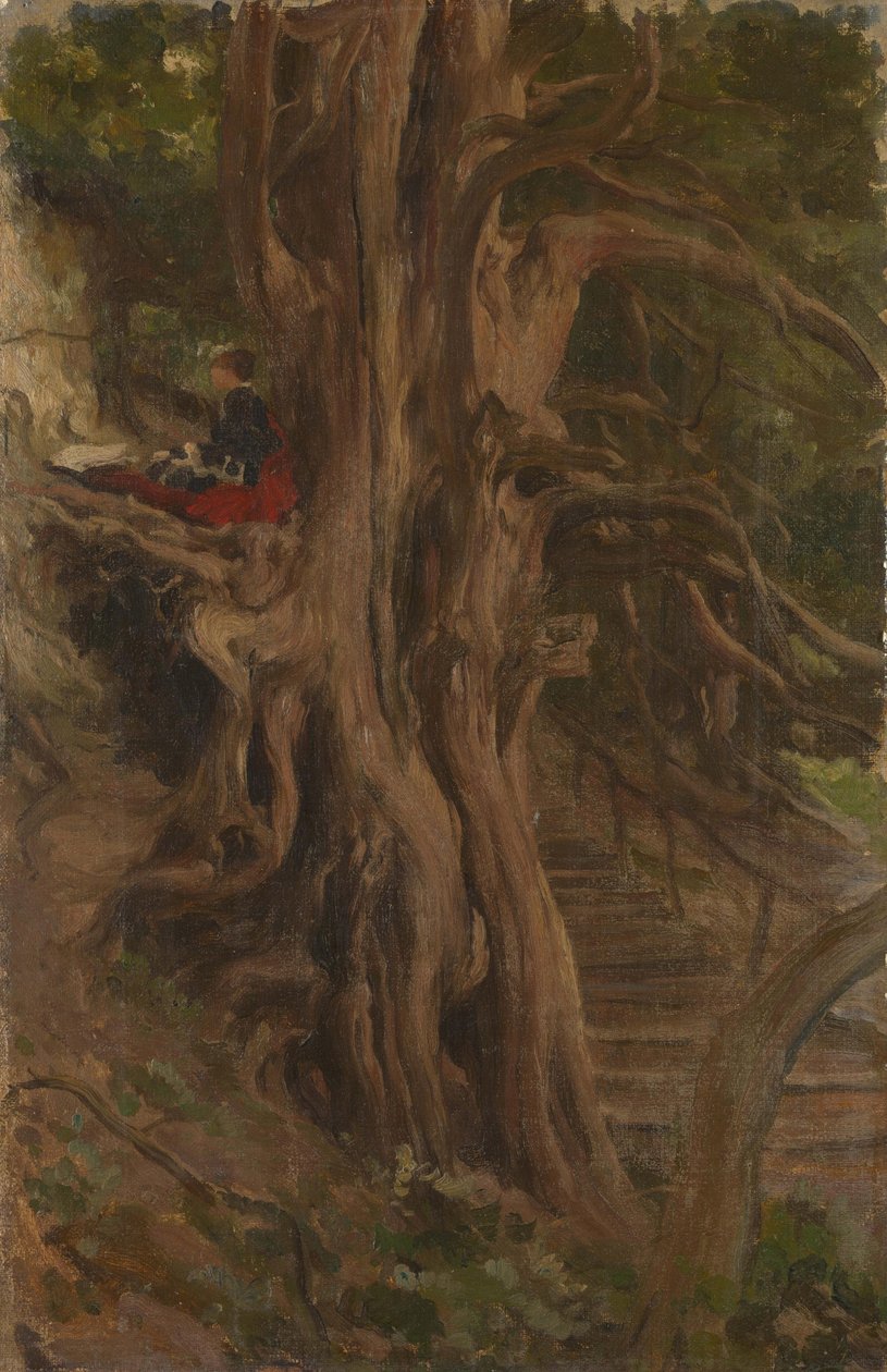 Stromy v Cliveden od Frederic Leighton 1st Baron Leighton