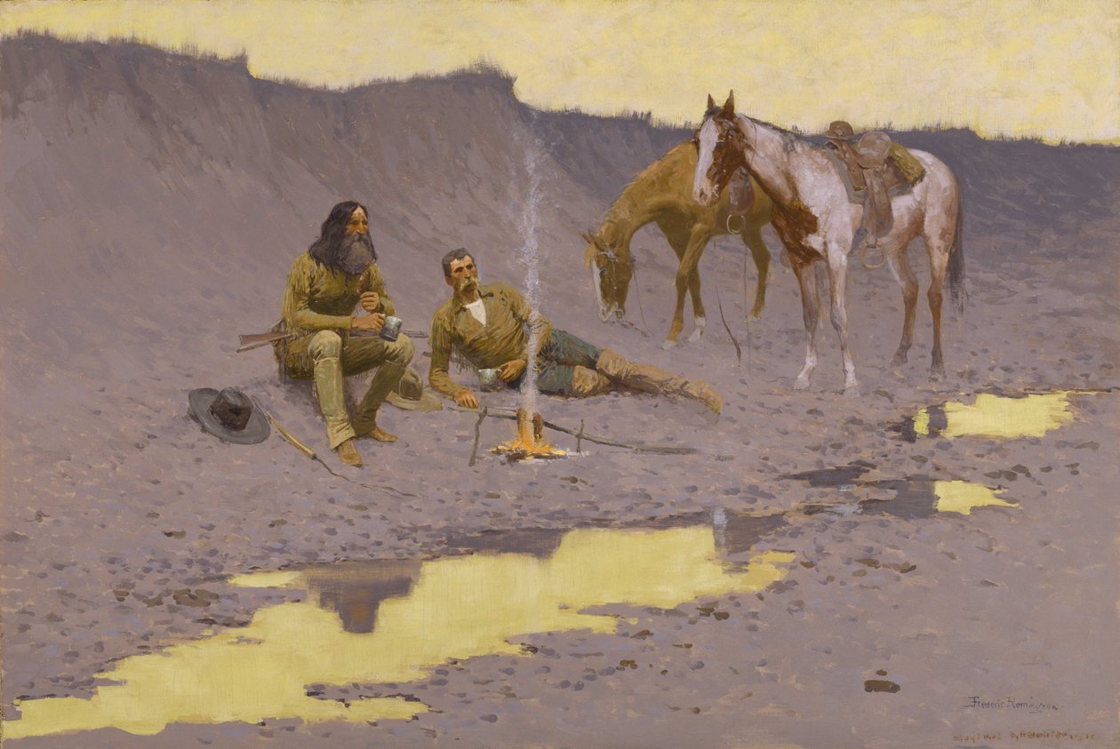 Nový rok na Cimarronu od Frederic Remington