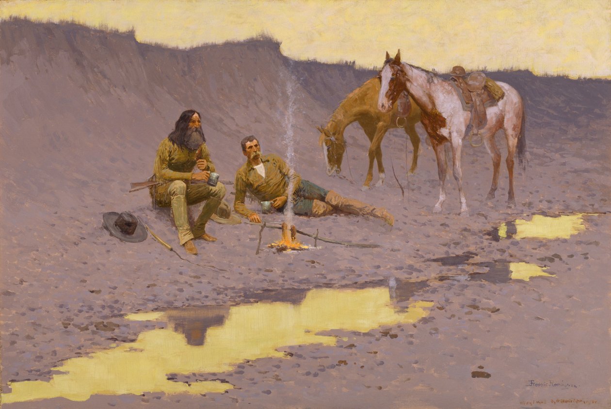 Nový rok na Cimarronu od Frederic Remington