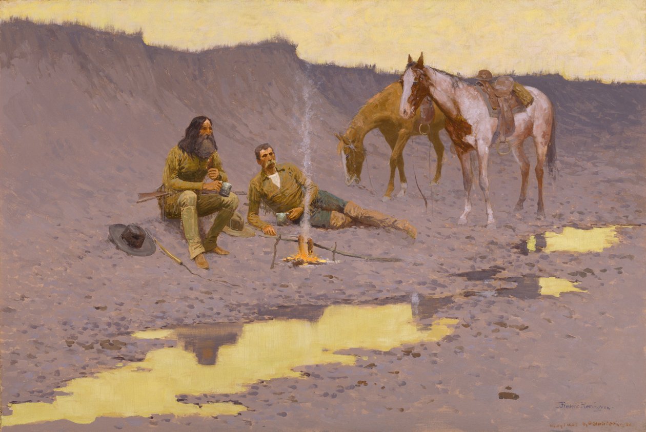 Nový rok na Cimarronu od Frederic Remington