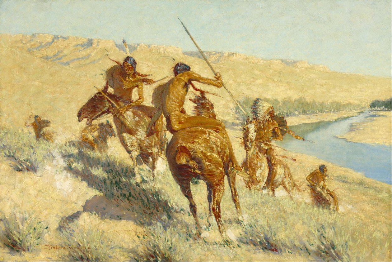 Epizoda Buffalo Gun od Frederic Remington