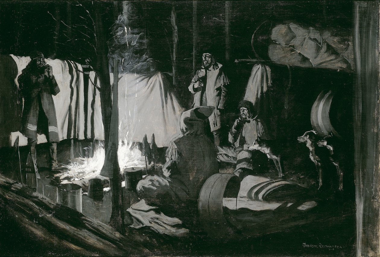 První a nejlepší tábor výletu od Frederic Remington