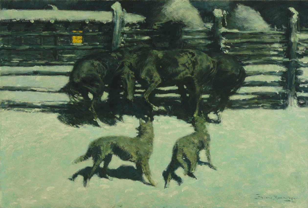 Volání o pomoc od Frederic Remington