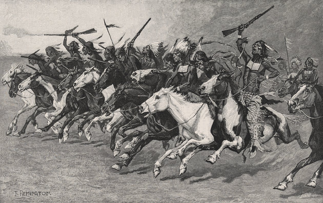 Náboj na slunečním pólu od Frederic Remington
