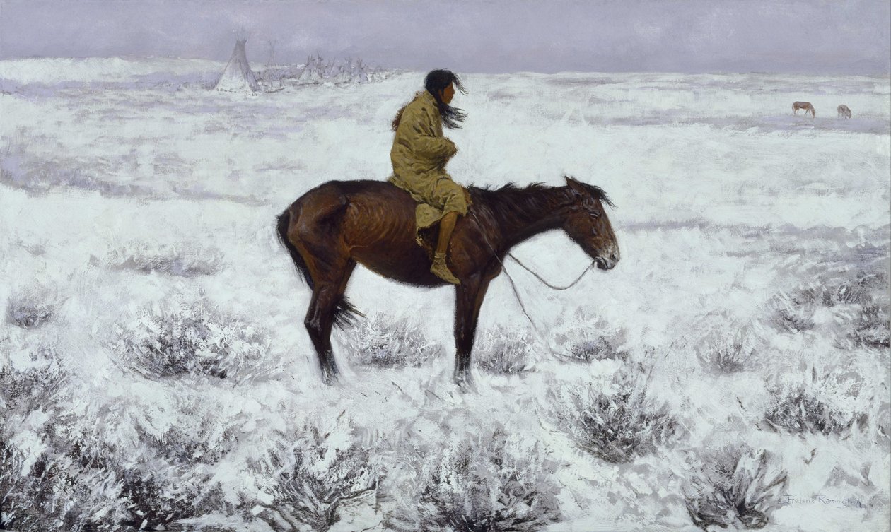 Chlapec ze stáda od Frederic Remington