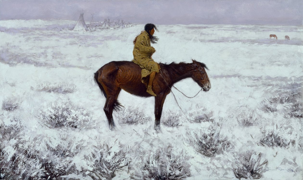 Chlapec ze stáda od Frederic Remington