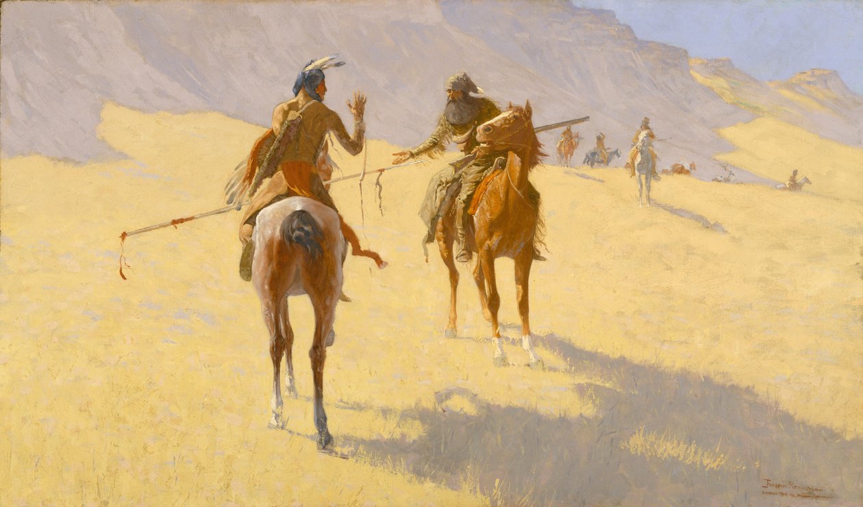 The Parley, 1903 od Frederic Remington