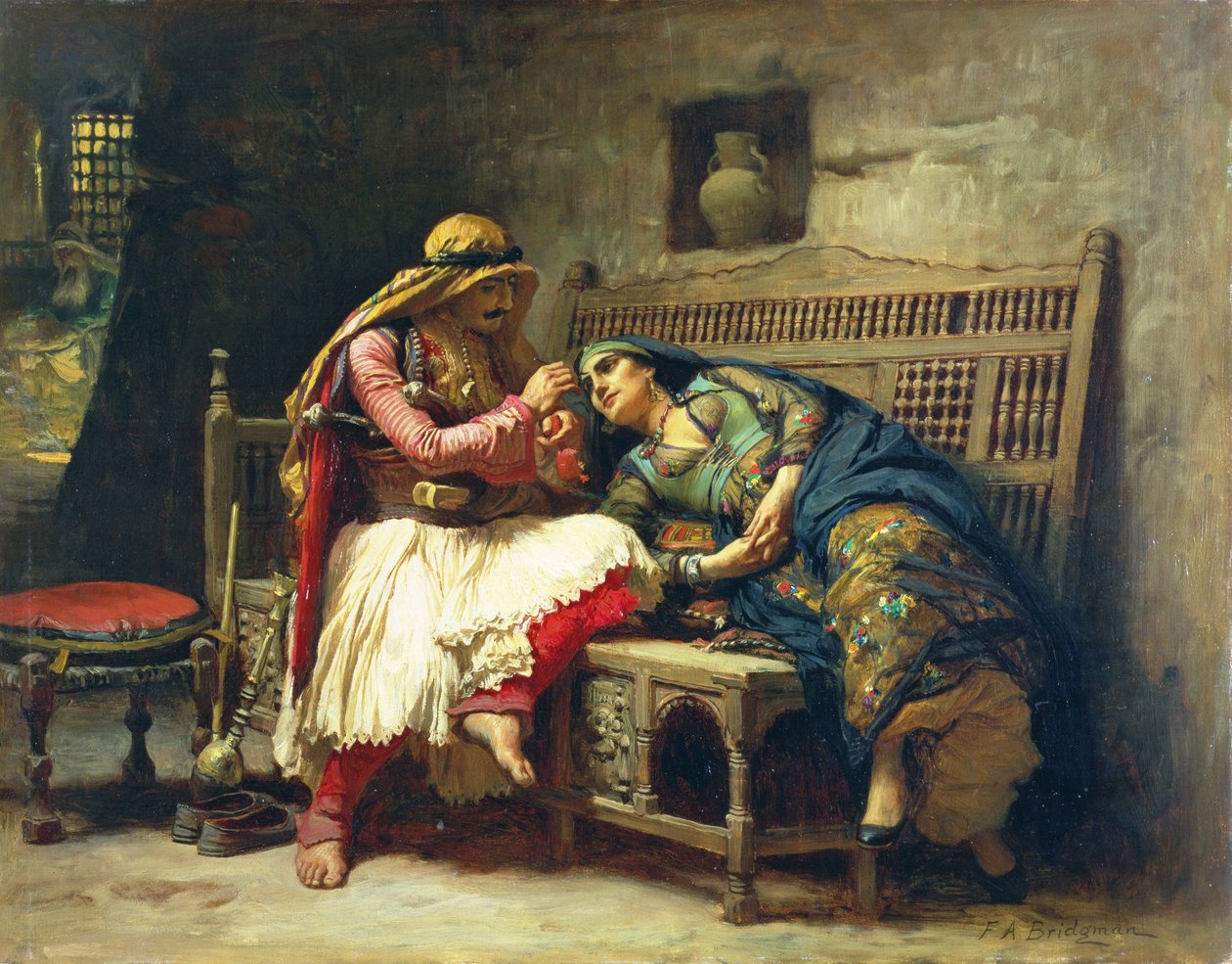 Makeup od Frederick Arthur Bridgman