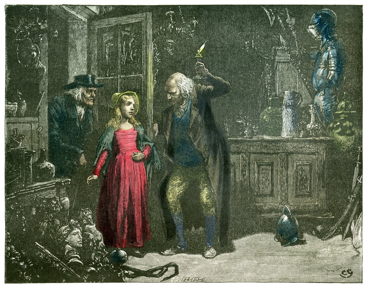 The Old Curiosity Shop od Charlese Dickense od Frederick Barnard