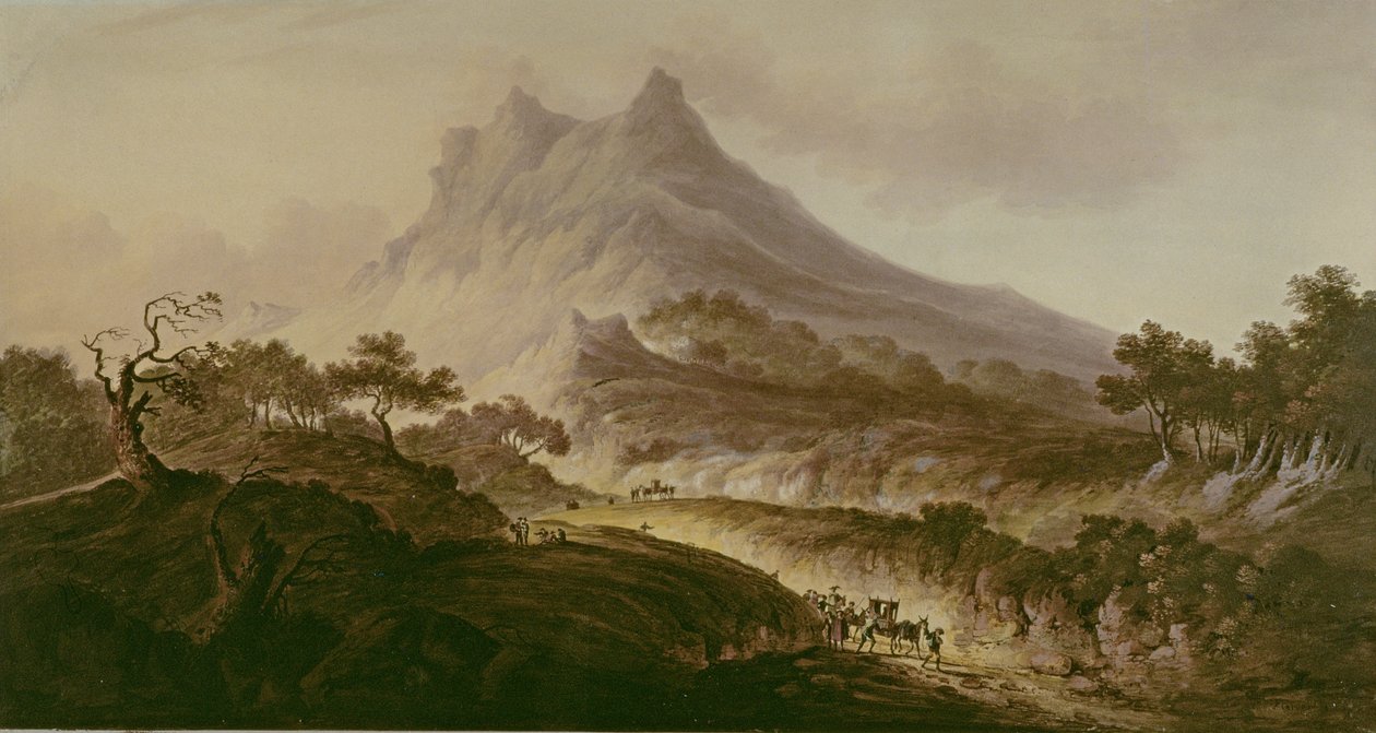 Etna, Sicílie od Frederick Calvert