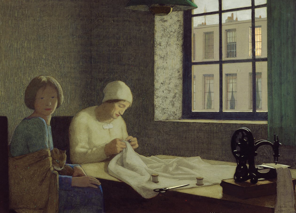 Stará sestra, 1926 od Frederick Cayley Robinson