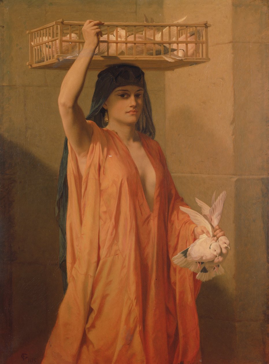 Prodejce holubic od Frederick Goodall
