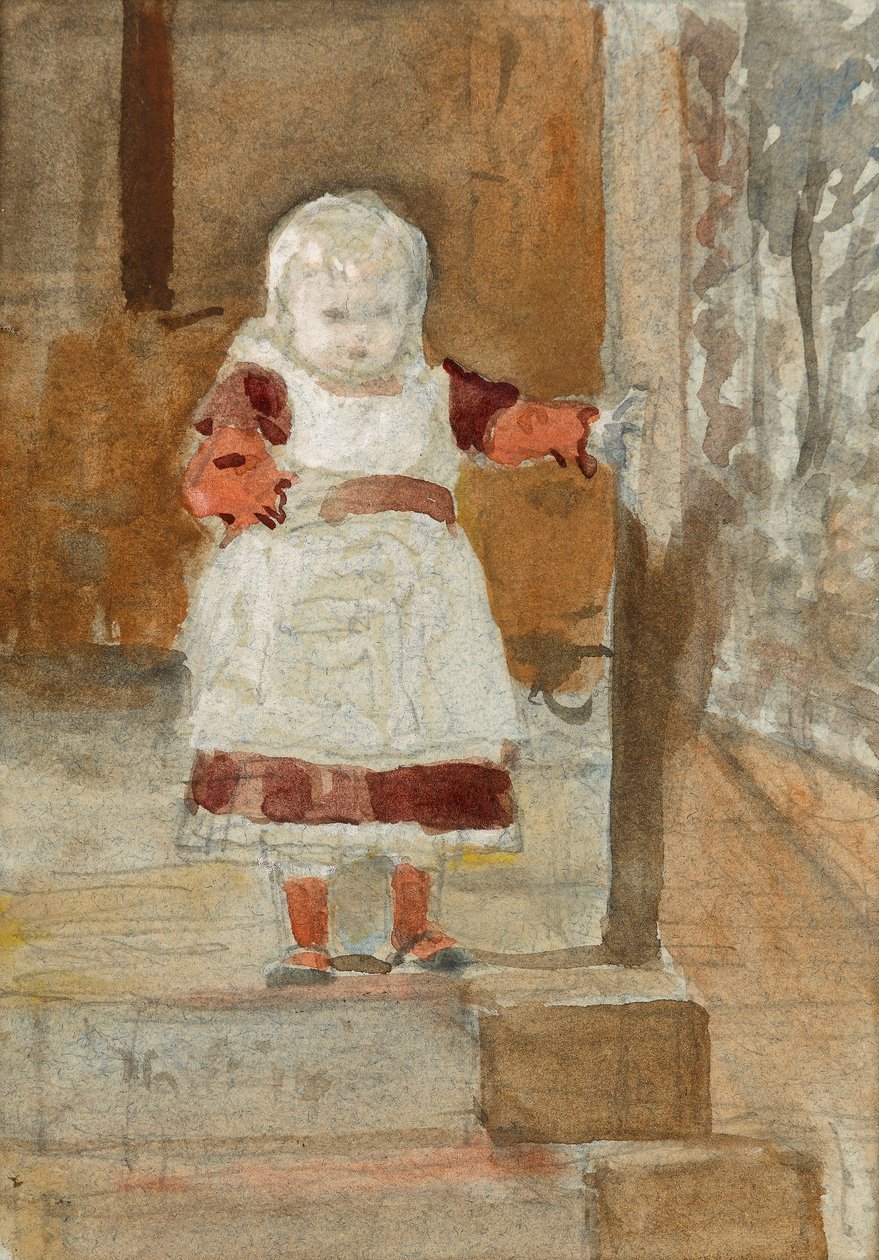 Studie k portrétu Frederiky, kolem roku 1878 (wc na papíře) od Frederick Goodall
