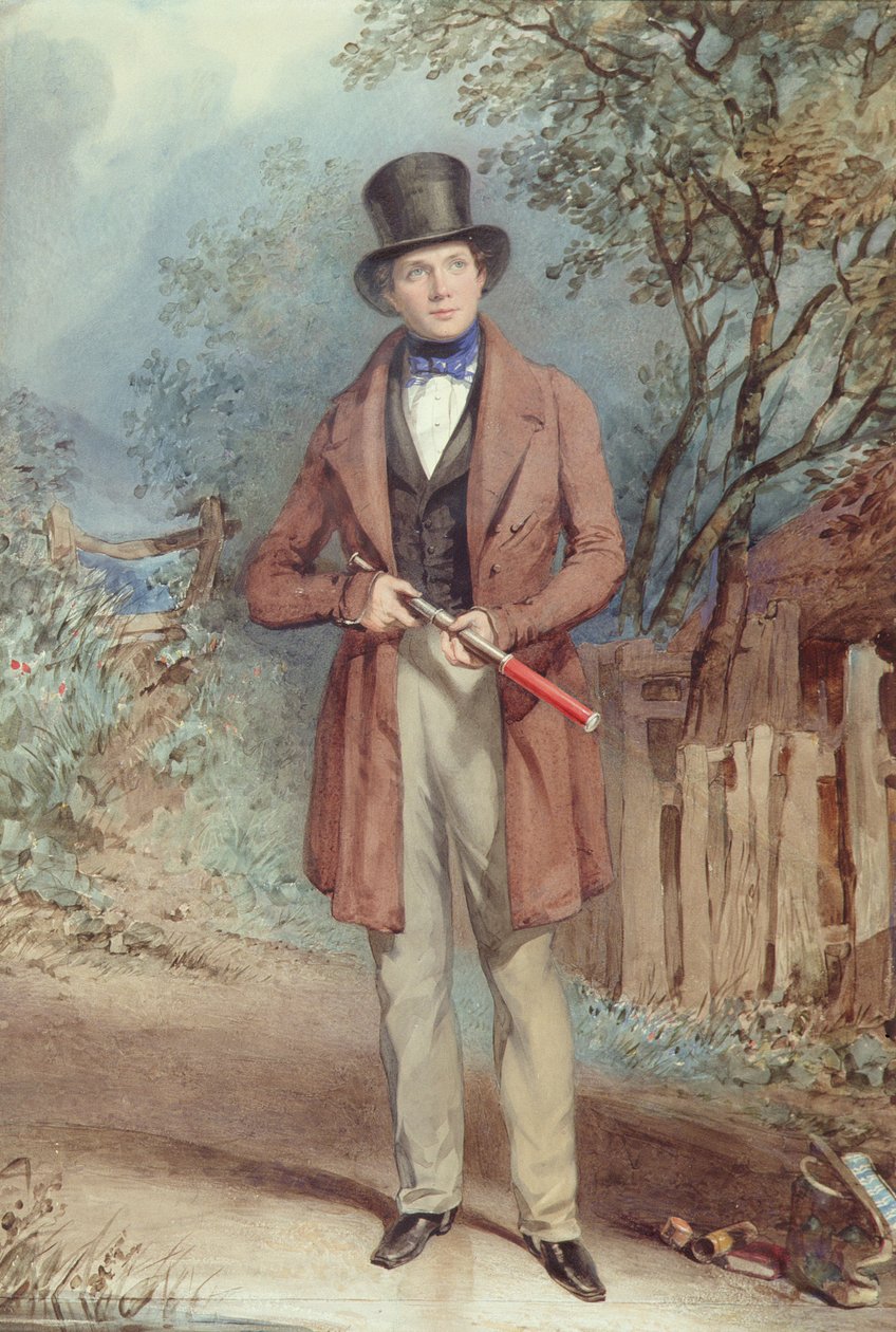 The Naturalist (wc na papíře) od Frederick Joseph Butler Lines