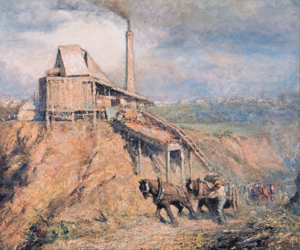 Starý drtič kamene (lom) od Frederick McCubbin