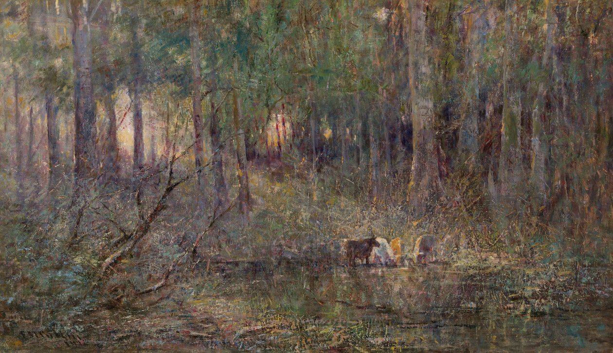 Fialová a zlatá od Frederick McCubbin