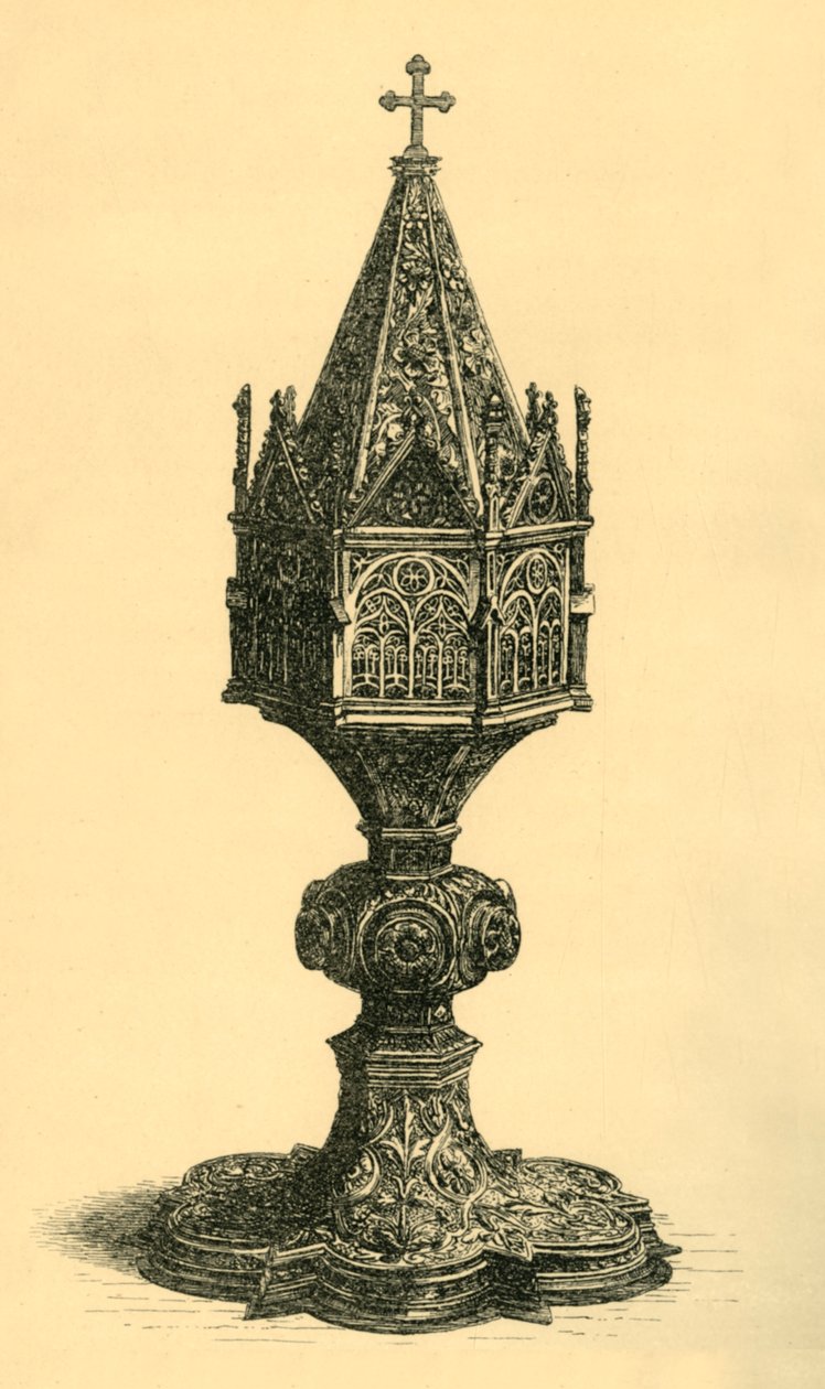 Monstrance, c1450, 1881. od Frederick Albert Slocombe