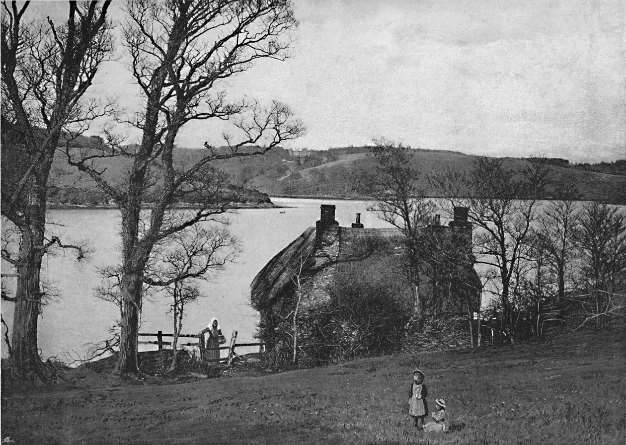 Řeka Fal, z Tolvernu, c1896 od Frederick Argall