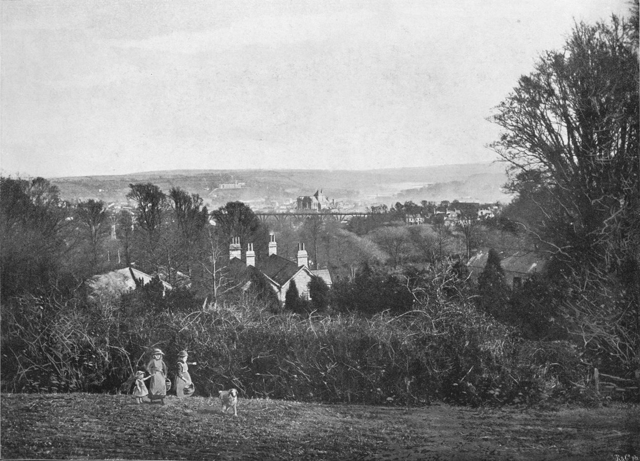 Truro, z Kenwynu, c1896 od Frederick Argall