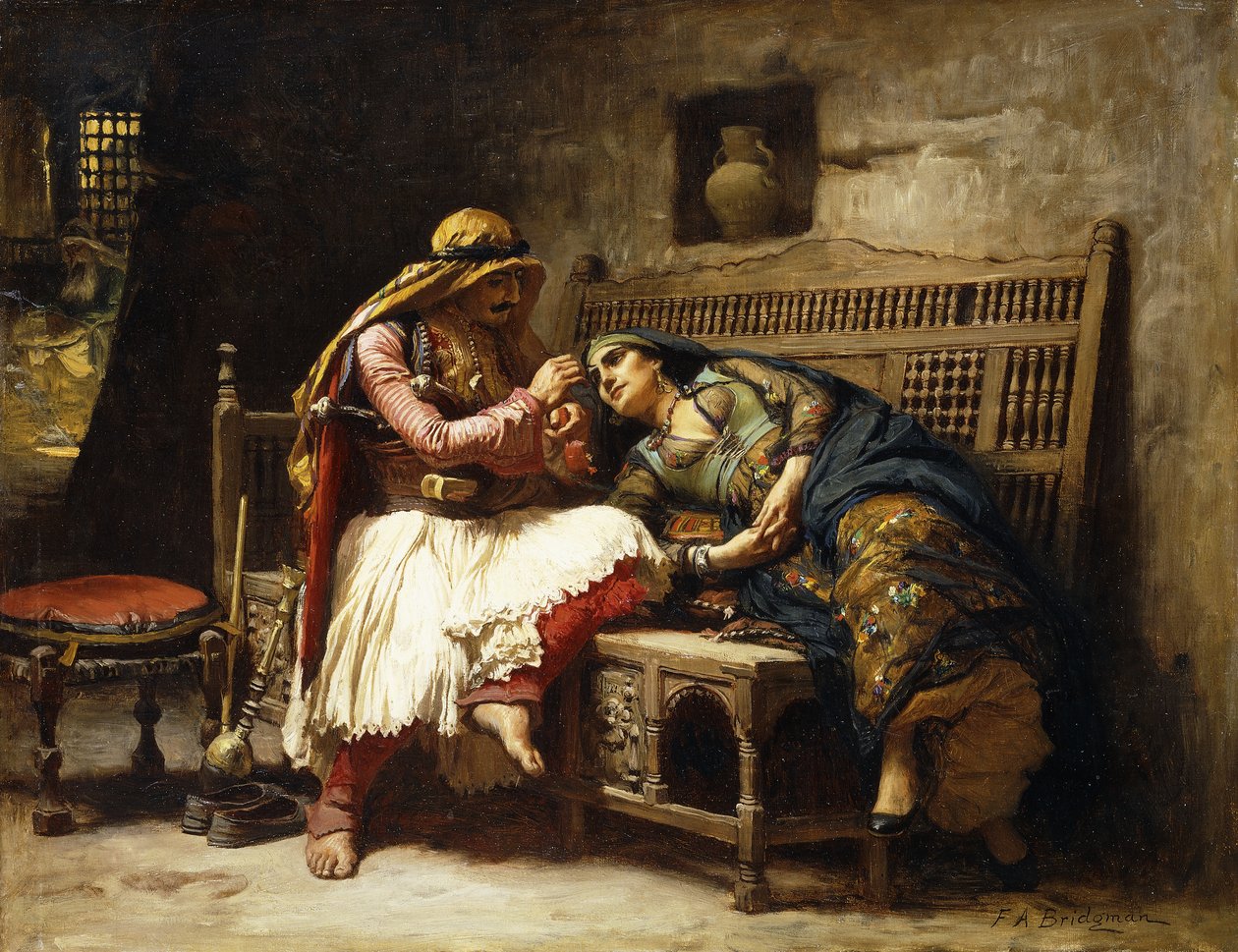 královna zbojníků, od Frederick Arthur Bridgman
