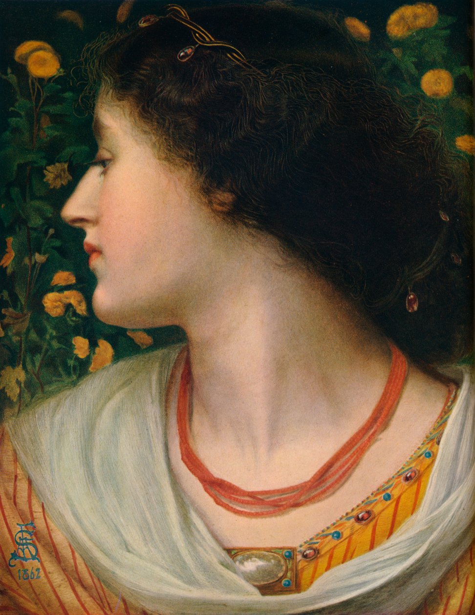 "La Belle Isolde", 1862. od Frederick Augustus Sandys