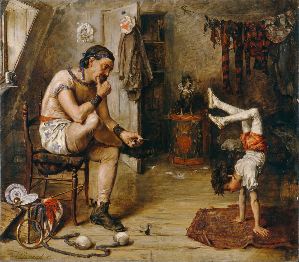 Zkouška šatů od Frederick Barnard