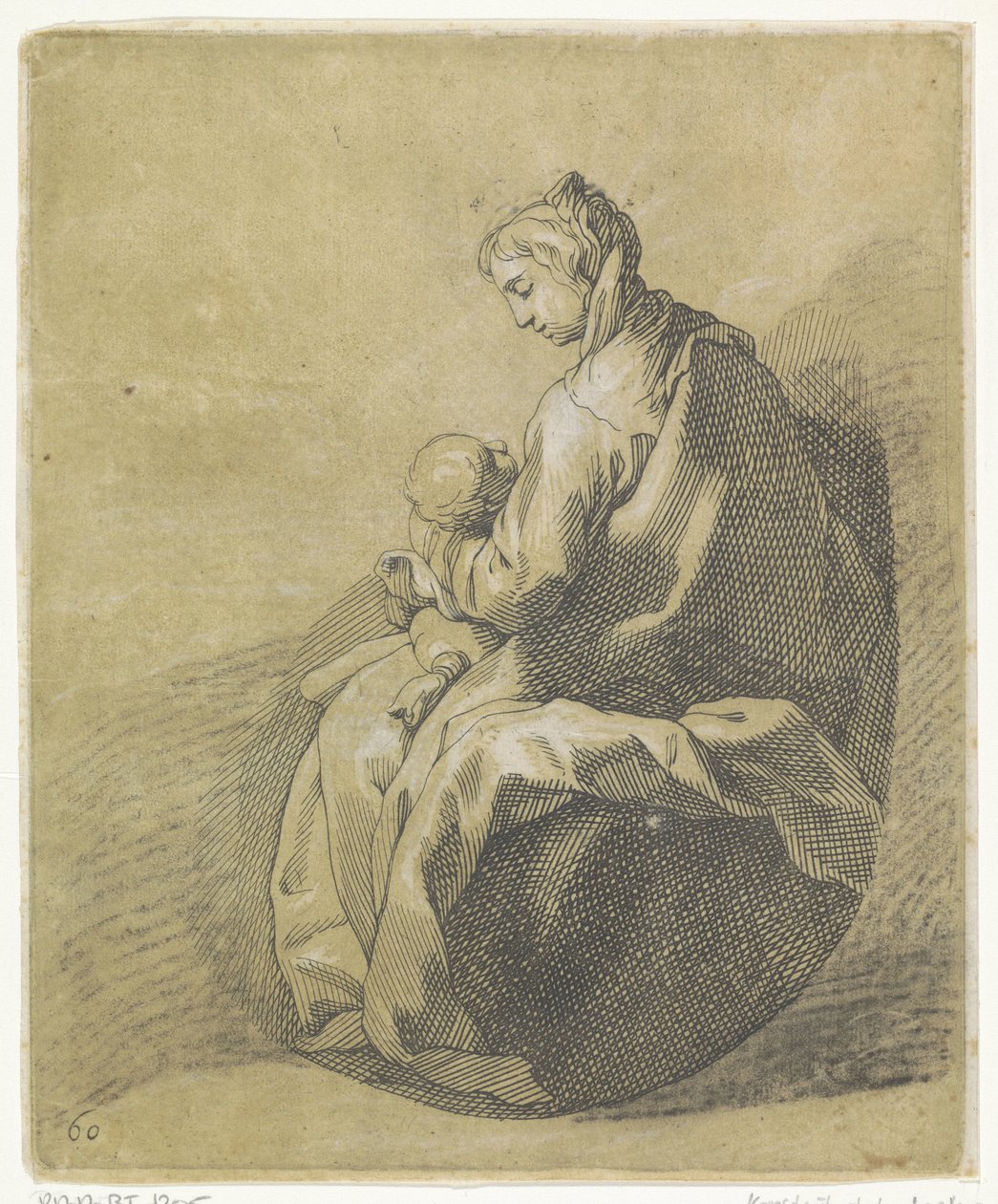 Marie s dítětem Kristem od Frederick Bloemaert