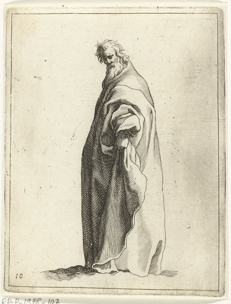 Starý muž 15 malých figurek (název série) od Frederick Bloemaert