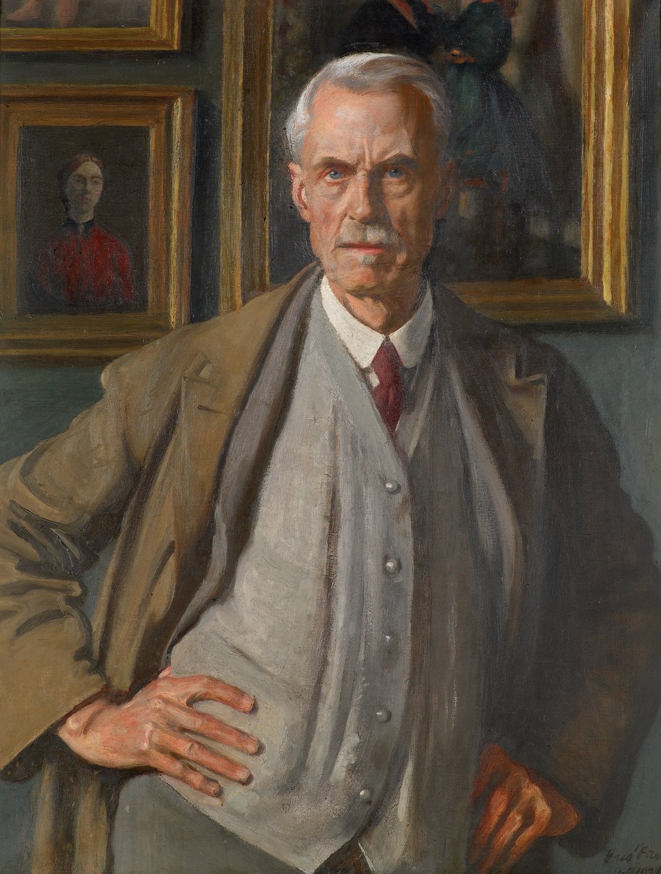 Portrét umělce od Frederick Brown