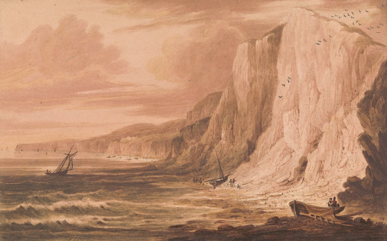 Culver Cliff, Sandown Bay, Isle of Wight od Frederick Calvert