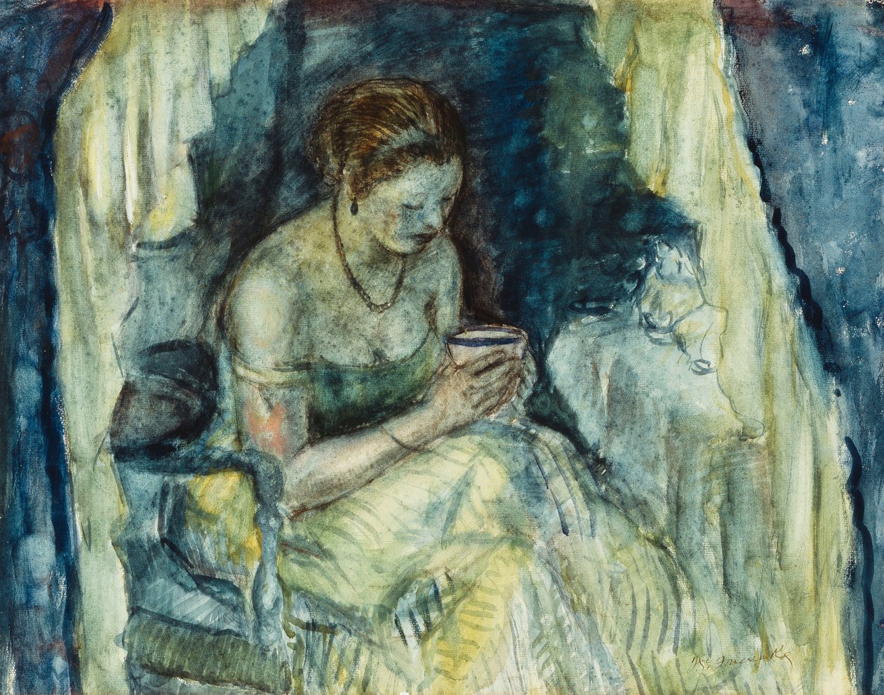 Šálek čaje od Frederick Carl Frieseke