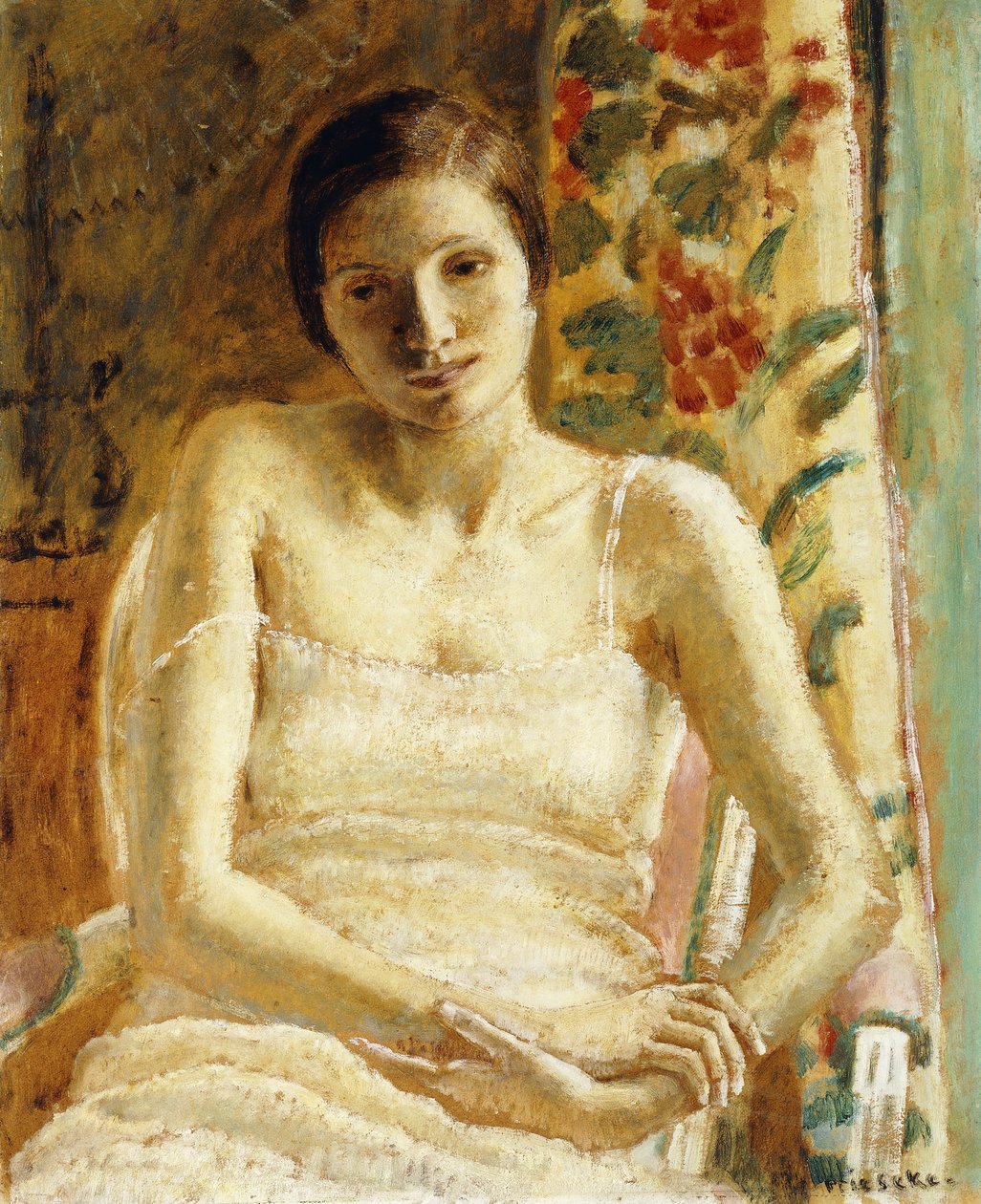 Sedící postava od Frederick Carl Frieseke