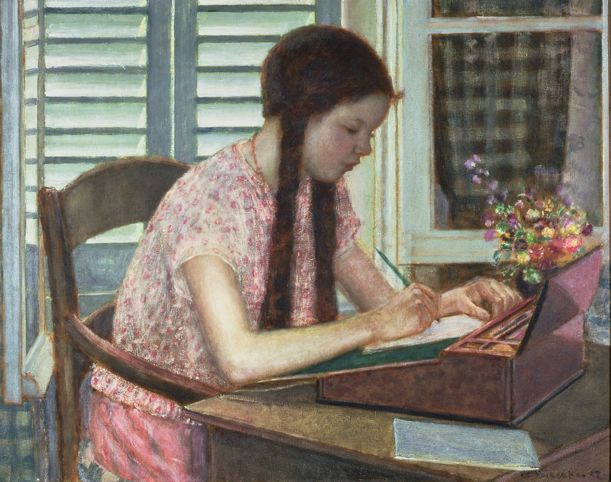 Dcera umělců, 1927 od Frederick Carl Frieseke