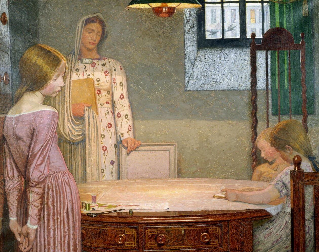 Zimní večer od Frederick Cayley Robinson