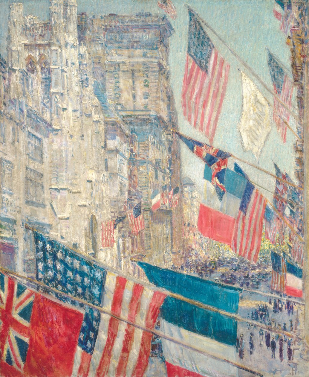 Den spojenců, květen 1917, 1917. od Frederick Childe Hassam