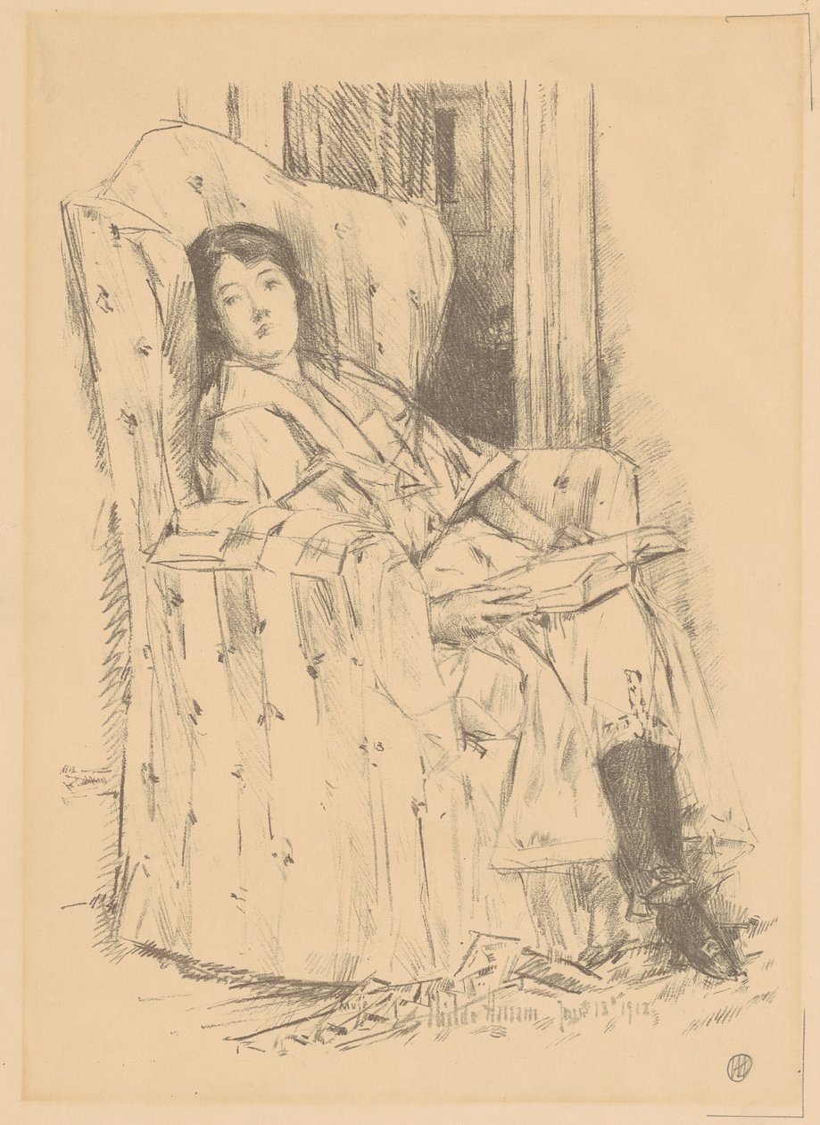 Deshabille, 1918. od Frederick Childe Hassam