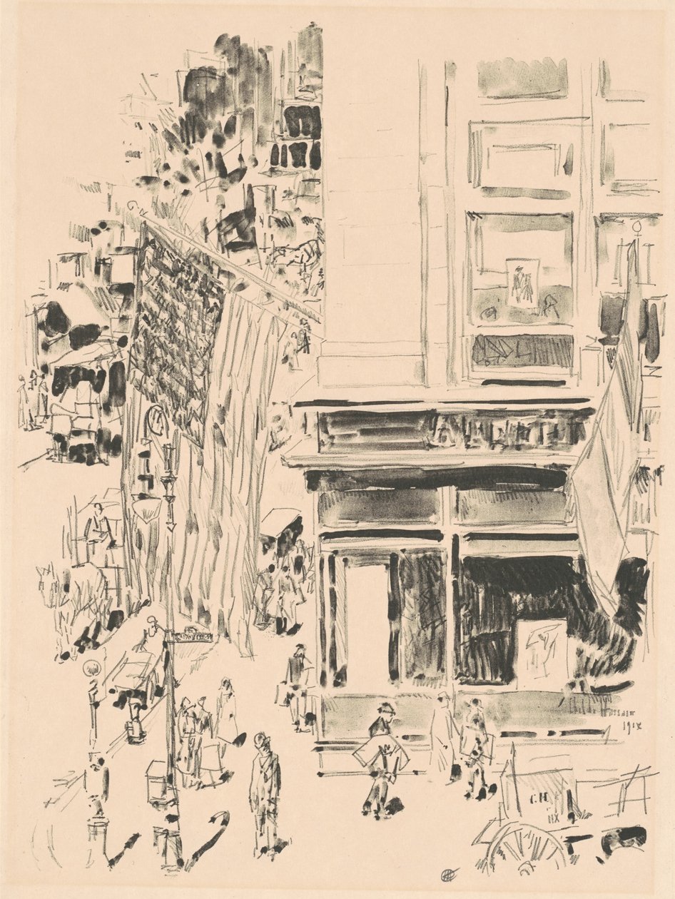 Lafayette Street, 1918. od Frederick Childe Hassam