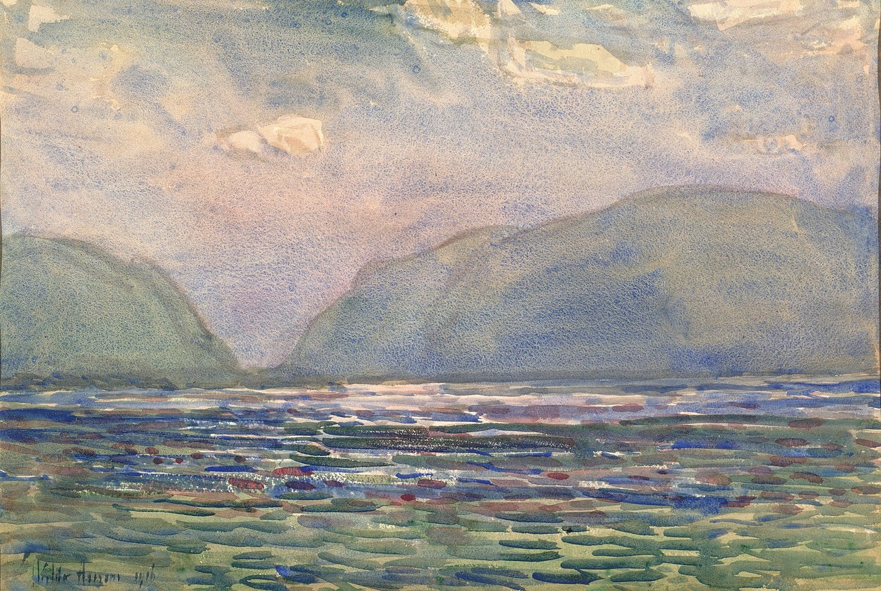 Poledne nad Newburghem, 1916. od Frederick Childe Hassam