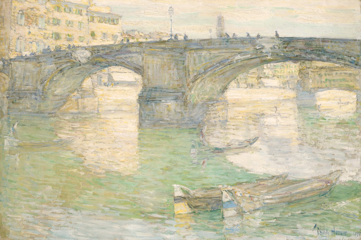 Ponte Santa Trinità, 1897. od Frederick Childe Hassam