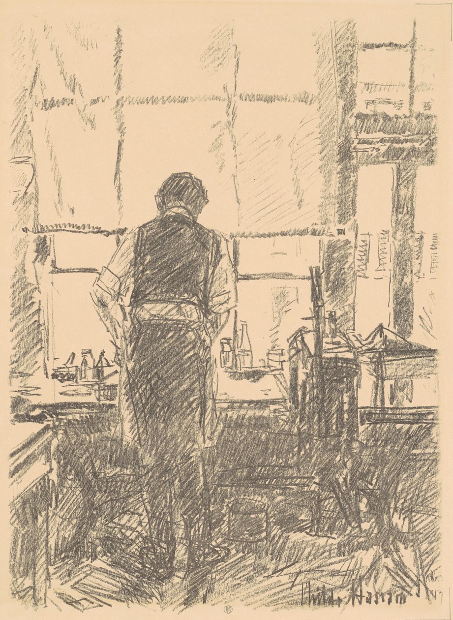Portrét Josepha Pennella, 1917. od Frederick Childe Hassam