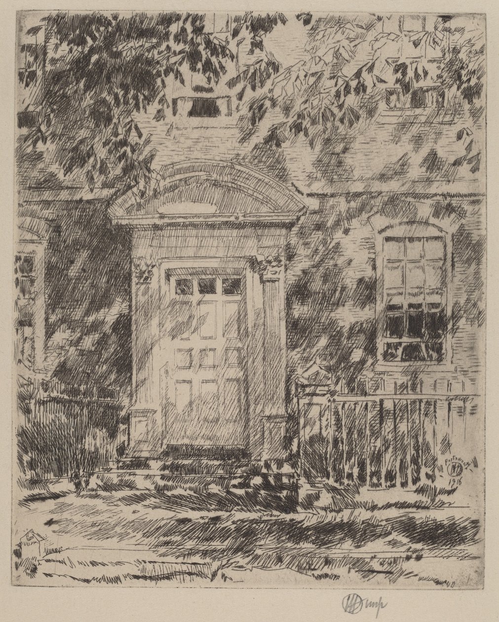 Portsmouth Doorway, 1916. od Frederick Childe Hassam