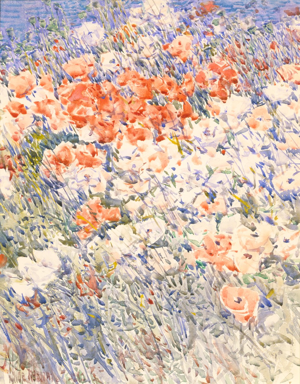 Ostrovní zahrada, 1892. od Frederick Childe Hassam