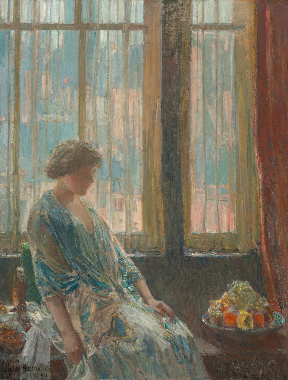 New York Window, 1912. od Frederick Childe Hassam