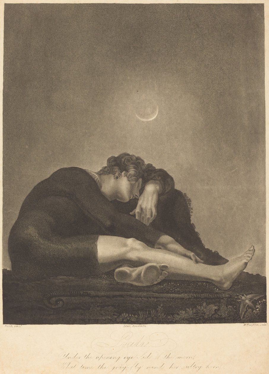 Lycidas od Frederick Christian Lewis I and Moses Haughton II after Henry Fuseli; published by Moses Haughton II