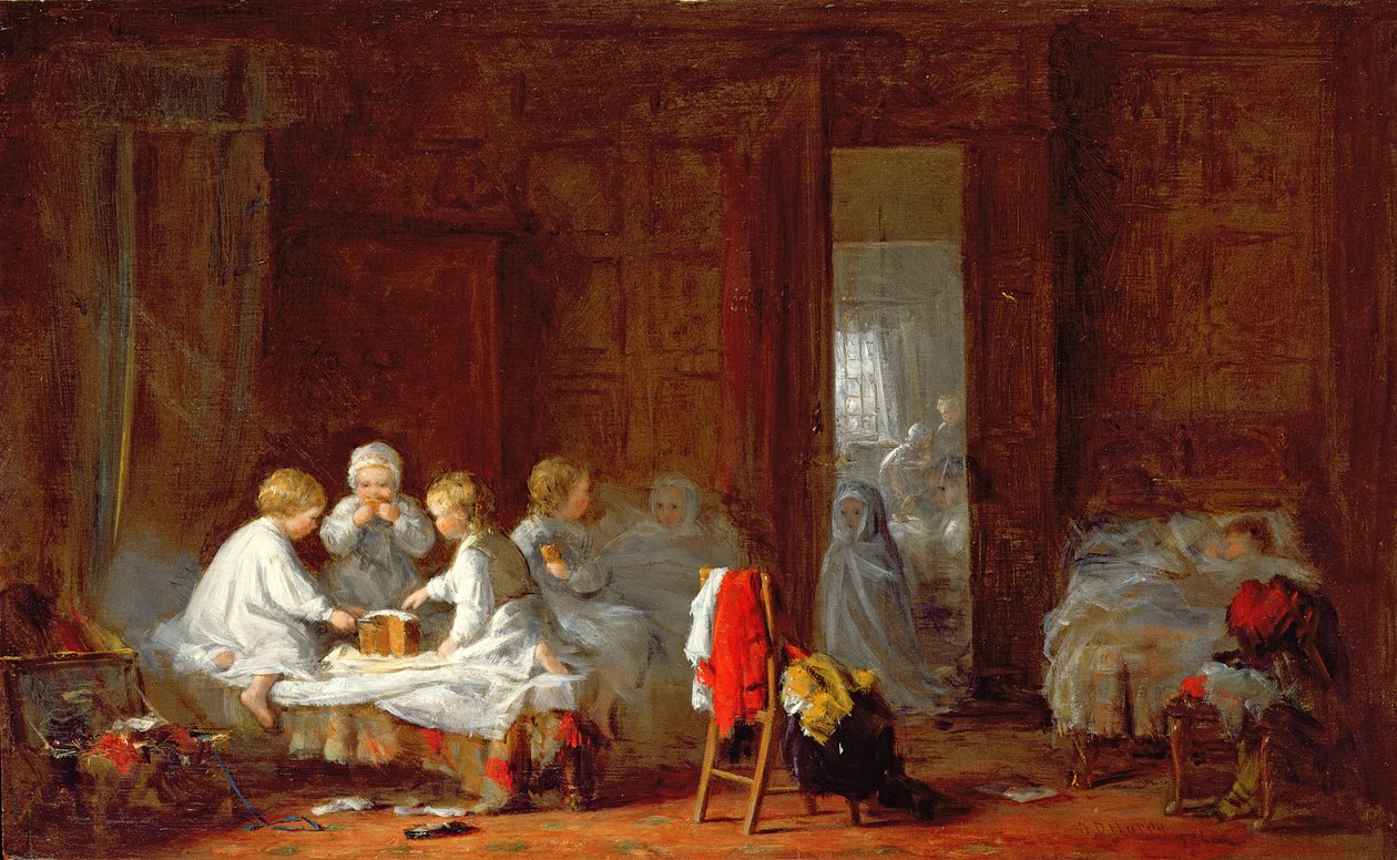 Půlnoční hostina, 1866 od Frederick Daniel Hardy